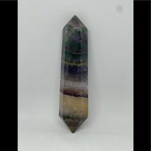 Rainbow Fluorite Double Terminated Points 7”